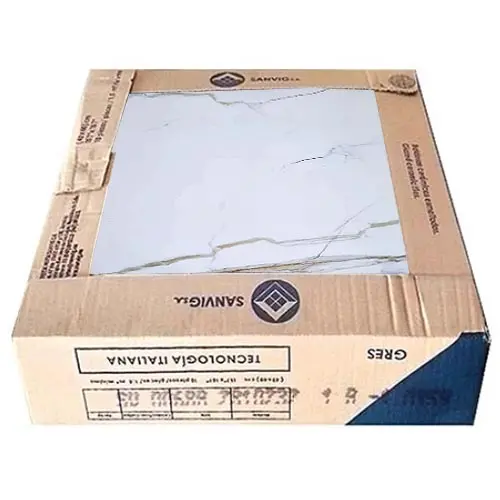 Losa de piso Gres Cerámico Mármol Beta Amarilla, (400x400x8mm)