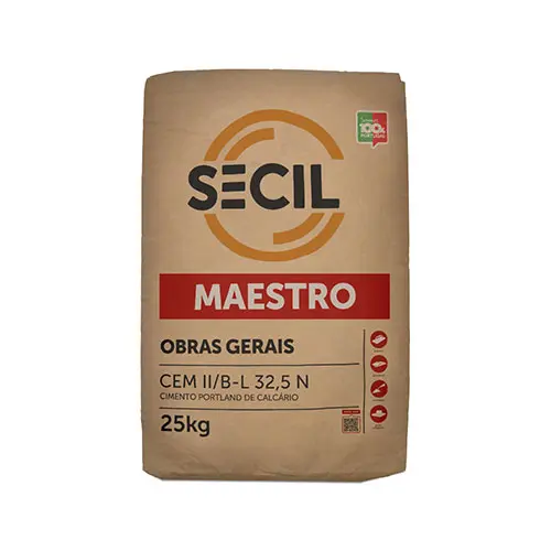 Bag of Gray Cement P325 - 25kg SECIL MAESTRO