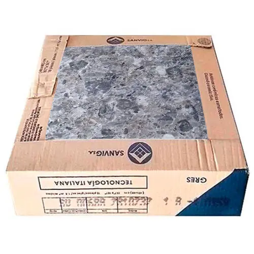 [SV-3310AC] Green and Yellow Granite-Look Ceramic Stoneware Floor Tile (400 × 400 × 8 mm)